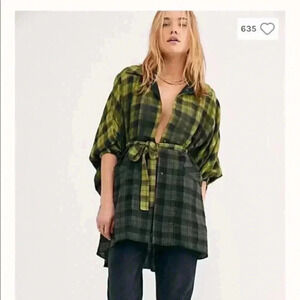 Free People You Wish Shirt Jacket